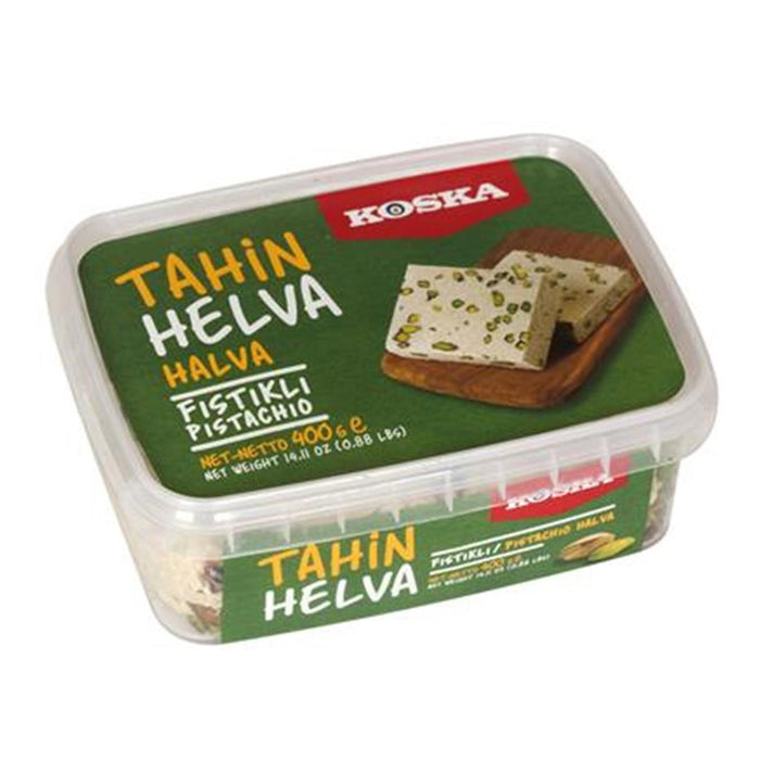 Koska Tahin Halva Pistachio 400g-ANTEP FISTIKLI HELVA