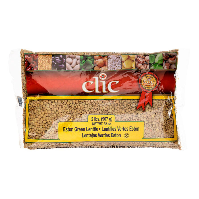 Clic green lentils Eston 907g