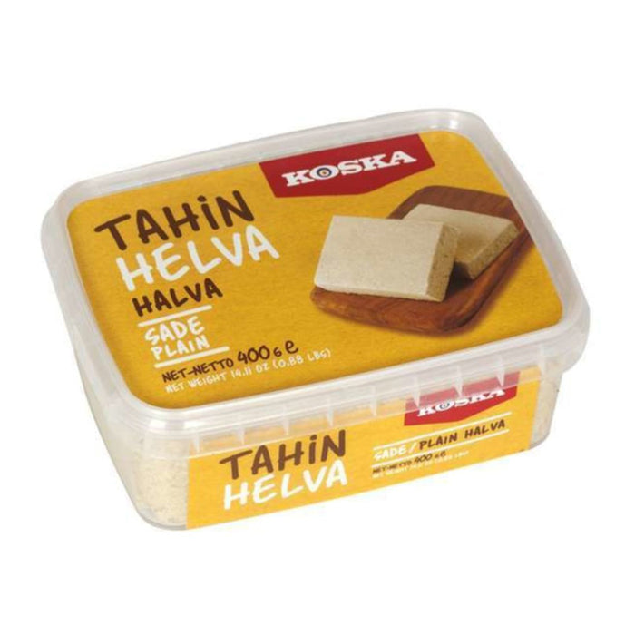Koska Tahin Halva Plain 400G-TAHIN HELVA