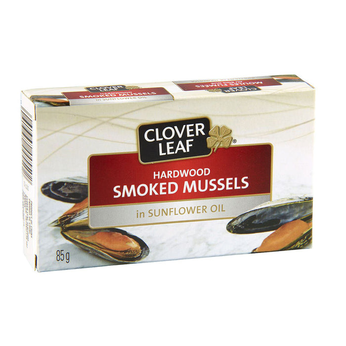 Clover leaf Smoked Mussels
