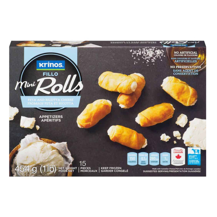 Krinos Mini Rolls Feta & Ricotta