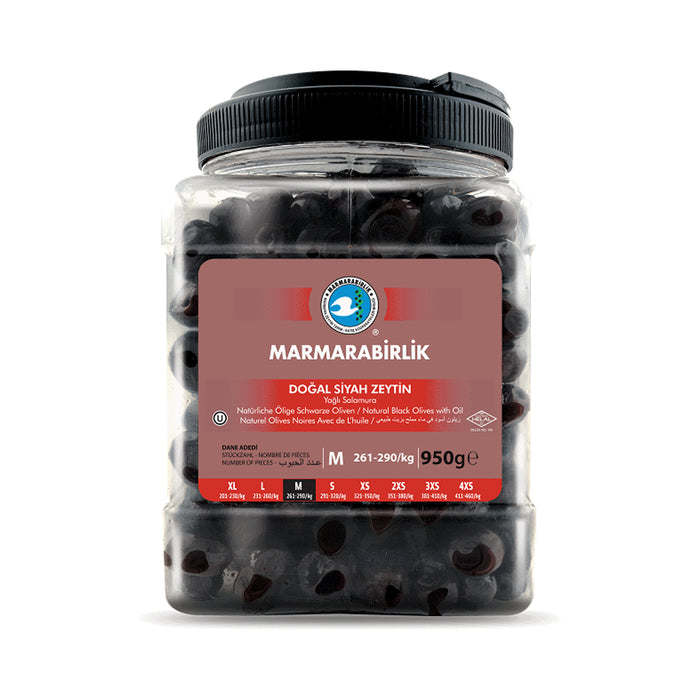 Marmarabirlik Super Black Olives 950g-ZEYTIN