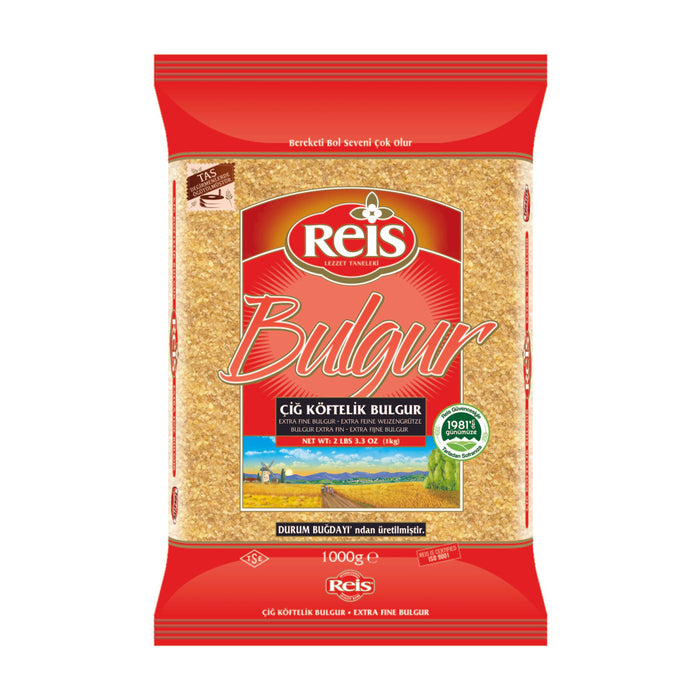 Reis Extra Fine Bulgur 1000g-CIG KOFTELIK BULGUR