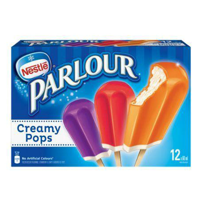 Nestle Parlour Creamy Pops 12x60ml