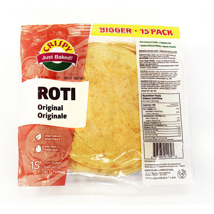 Cripsy roasted Original Naan 750g