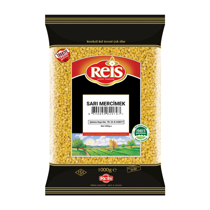 Reis Yellow Lentils 1kg-SARI MERCIMEK