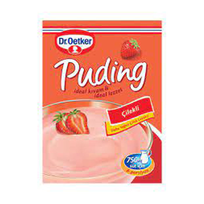 Dr. Oetker Pudding Strawberry-CILEKLI PUDING