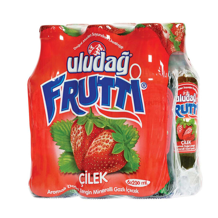 Uludag Strawberry 6x200ml-CILEKLI SODA
