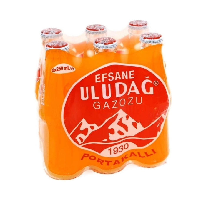 Uludag Gazoz Orange 6x250ml-PORAKALLI GAZOZ