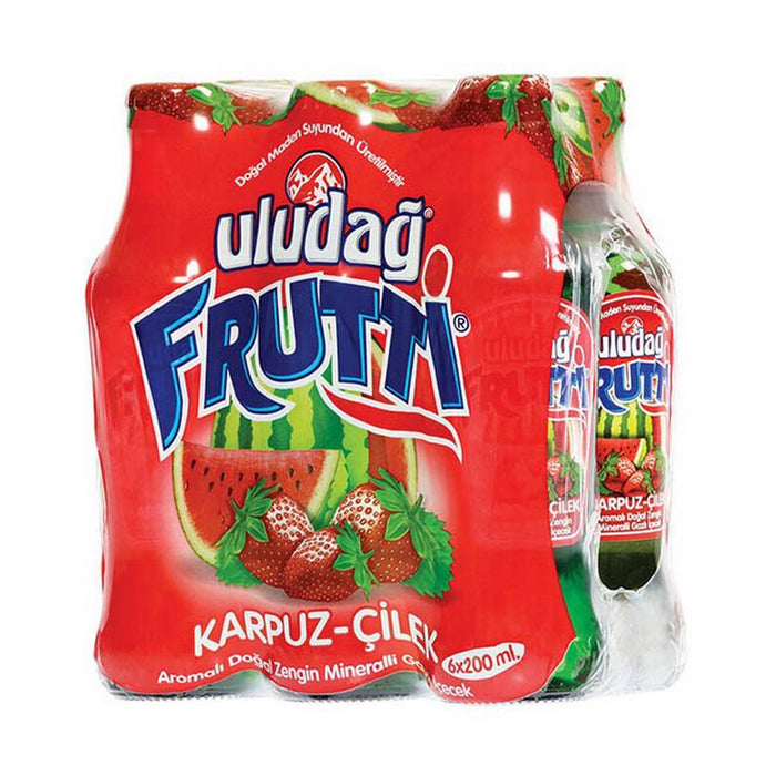 Uludag Watermelon & Strawberries 6x200ml-KARPUZ CILEK SODA