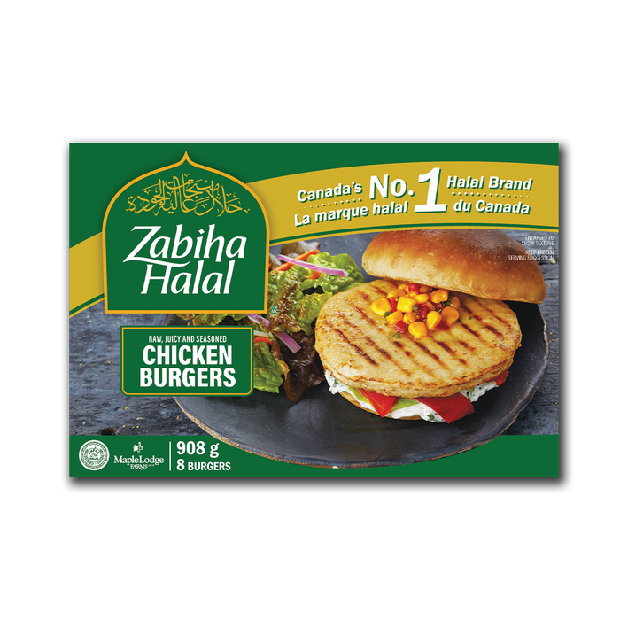 Zabiha Halal Chicken Burgers