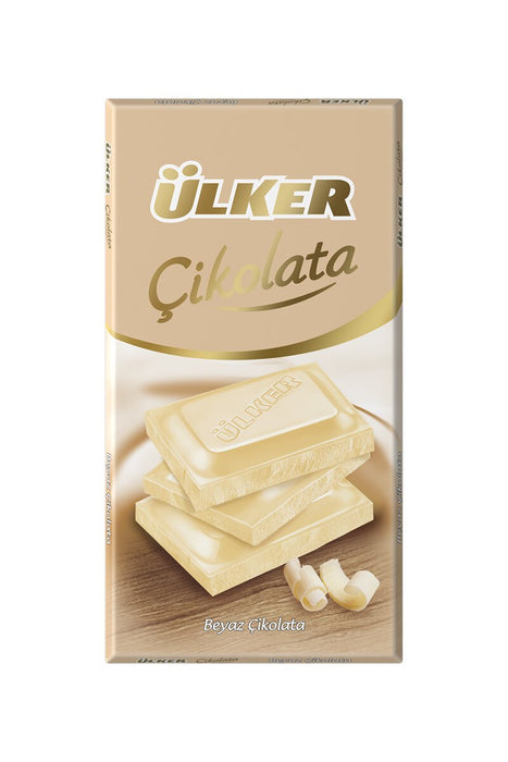 Ülker White Chocolate Tablet 80 Gr
