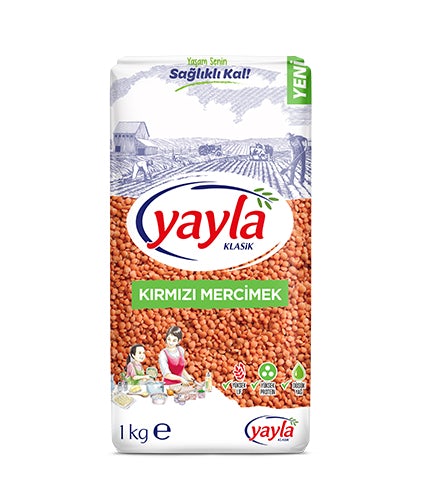 Yayla Lentils (Kırmızı Mercimek 1 Kg)