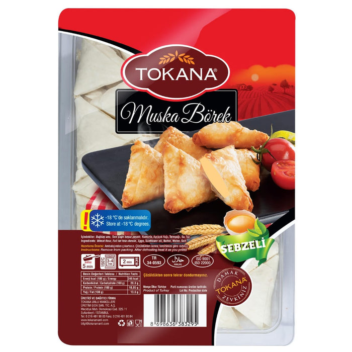 Tokana Samosa with Vegetables 400 g-SEBZELI MUSKA BOREGI