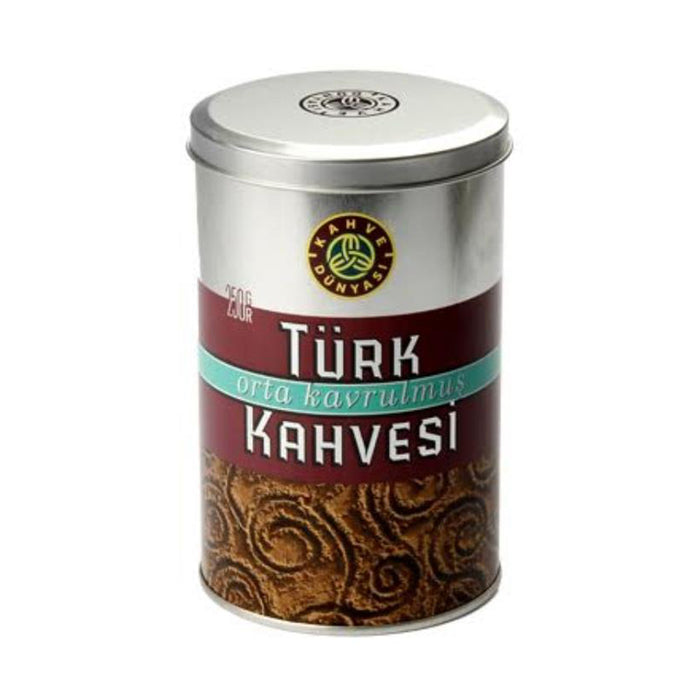 Kahve Dunyasi Medium Roasted Turk Coffee 250g-ORTA KAVRULMUS TURK KAHVE