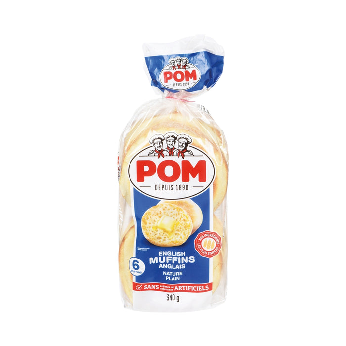 Pom English Muffins x6