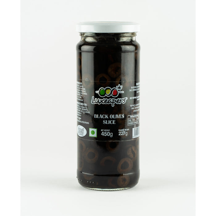 Luxeapers Sliced Black olives 250mL