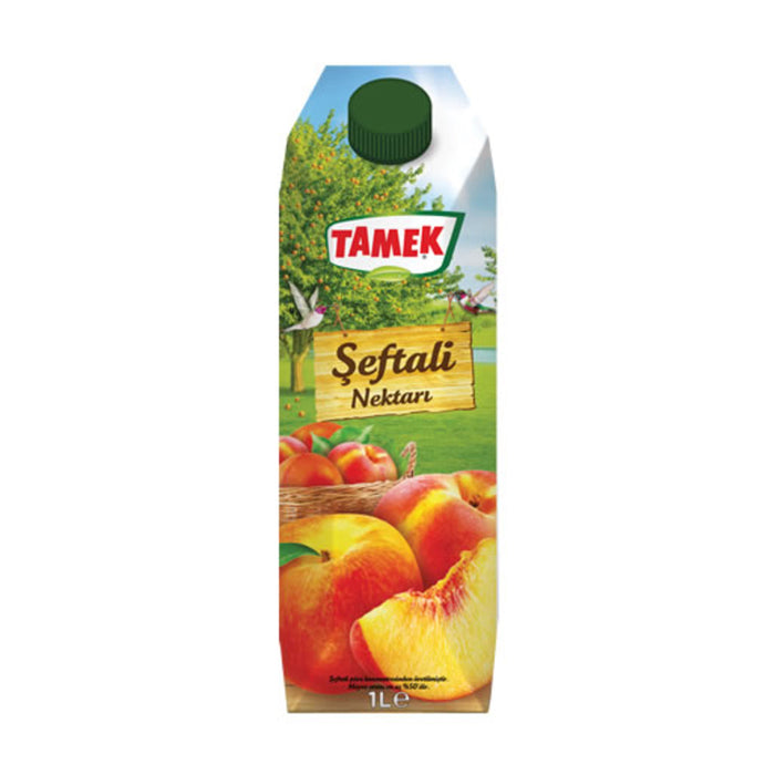 Tamek Peach Nectar 1L-SEFTALI NEKTAR