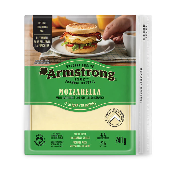 Mozzarella en tranches Armstrong
