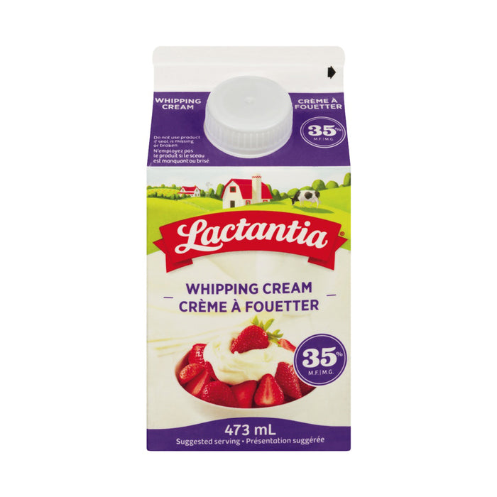 Lactantia whipping cream 35% 473mL