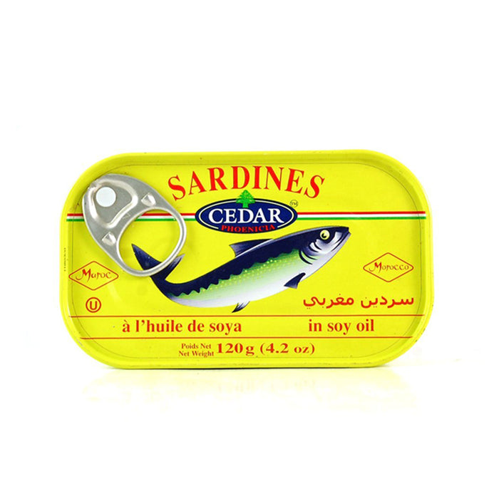 Huile de soja Cèdre Sardines