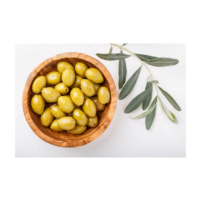 Crushed green olives