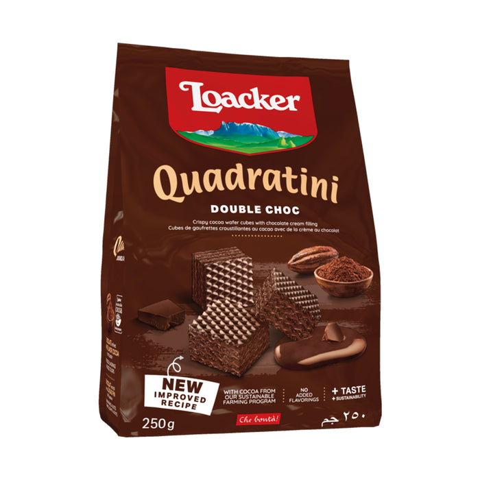 Loacker Quadratini Double Chocolate