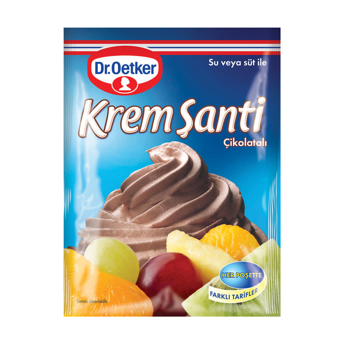 Dr Oetker Chocolate Whipped Cream-MEYVELI KREM SANTI