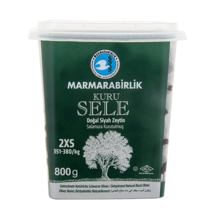 Marmarabirlik Dehydrated Black Olives 800g-KURU SELE ZEYTIN