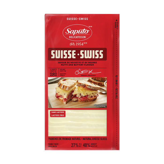 Saputo Sliced Swiss cheese