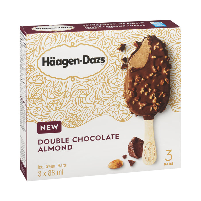 Haagen Dazs Double Chocolate Almond 3x88ml