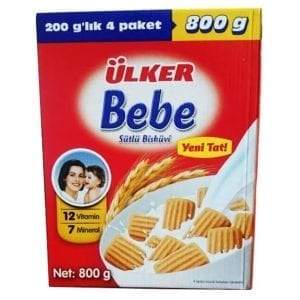 Ulker Baby Biscuit with Milk 800 g /Ulker Bebe Büskivi