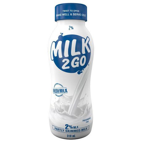 Milk2Go 2% Partly Skimmed Milk