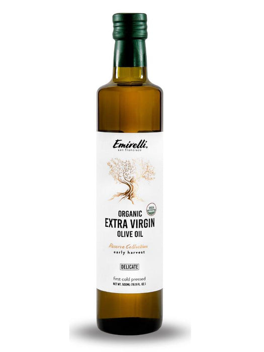 Organic Extra Virgin Olive Oil - Early Harvest - Delicate Intense