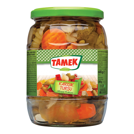 Tamek Mixed Pickle 720cc-KARISIK TURSU