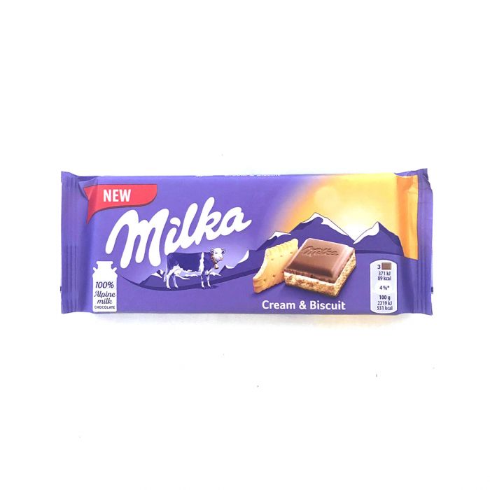 Milka Cream & Biscuits