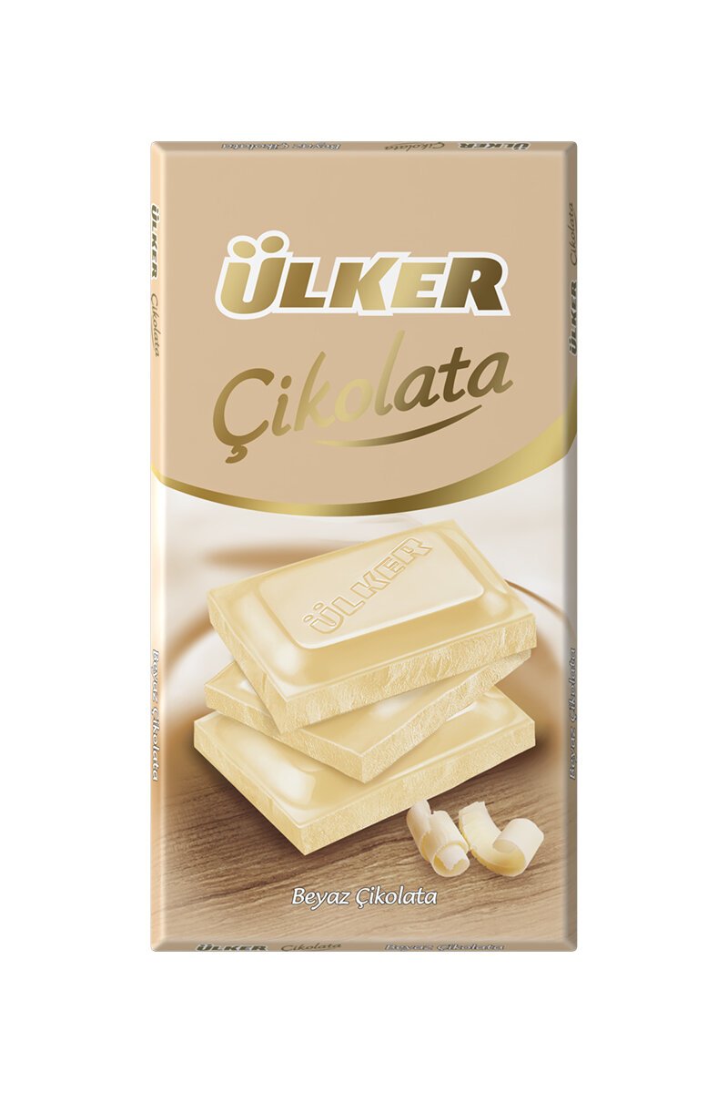 Ülker White Chocolate Tablet 80 Gr — Marcheanatolia